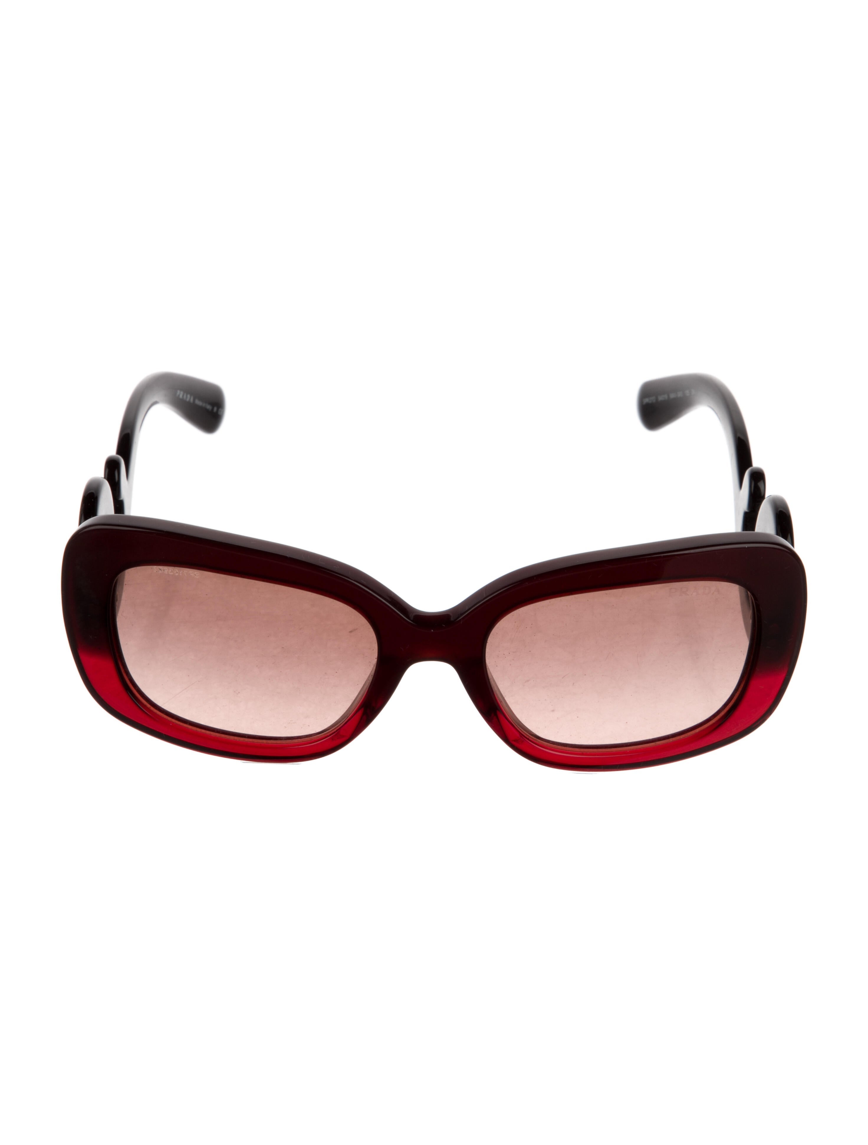 Prada Square Gradient Sunglasses